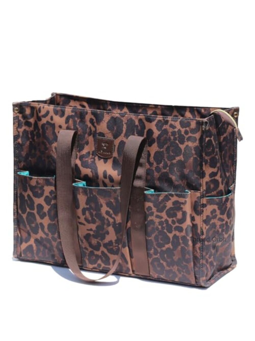 Utility Tote Bag with Zip Top Waterproof Teacher Work Women